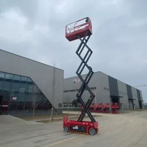 8m Self Propelled Electric Scissor Lift with Battery Power - Factory Price