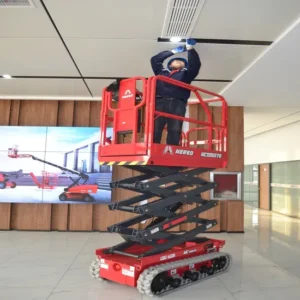 Factory Price! Battery Powered Electric Hydraulic Crawler Scissor Lift Platform