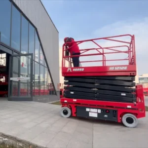 Factory Price! ZGMG Self-Propelled Electric Scissor Lift for Aerial Work