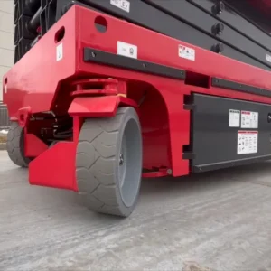 Factory Price! 10m 12m Wheel Aerial Scissor Lifter for Warehouse Cargo Lifting